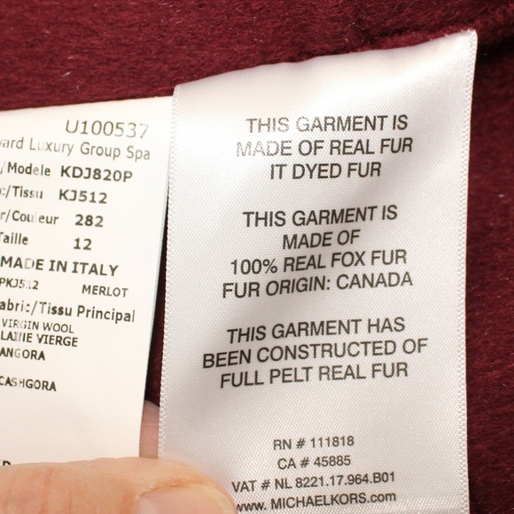 Michael Kors Collection burgundy jacket - SOLD - Picture 5 of 5